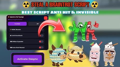 [☢️] Steal a brainrot script | Best script anti hit & invisible 