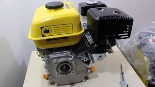 Видео обзор двигателя с шлицевым валом Sadko GE200 PRO 6,5 л.с.