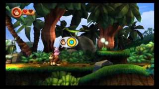 Donkey Kong Country Returns-Hardest Platformer Ever?-Walkthrough-Commentary-Alm1Ghty-Pt1