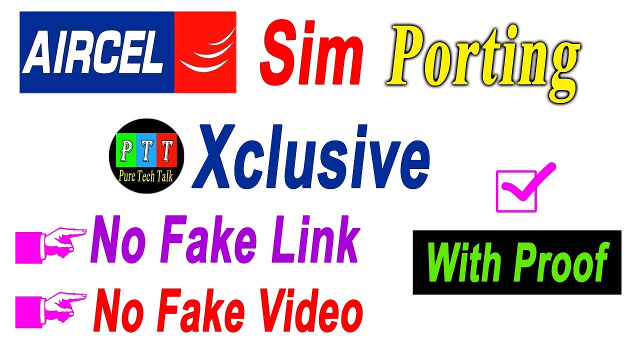 AIRCEL UPC code Solution | Aircel MNP Port Out Code