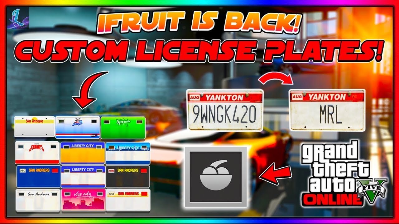 BRAND NEW HOW TO GET CUSTOM LICENSE PLATES IN GTA 5 ONLINE Make 