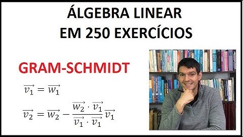 ÁLGEBRA LINEAR - Gram-Schmidt
