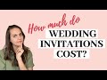How Much do Wedding Invitations Cost?
