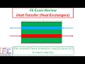 FE Exam Heat Transfer | Counter Flow Heat Exchanger – LMTD and Overall Heat Transfer Coefficient