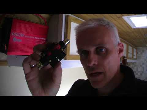 Camper Van Build - Part 22 - Installing Mains Electrics and Inverter