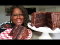 THE BEST CHOCOLATE CAKE YOU'LL EVER EAT! RECIPE + EATING