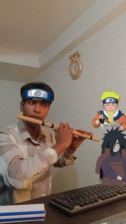 Naruto Song on flute #shorts #anime #japanese #flute #song