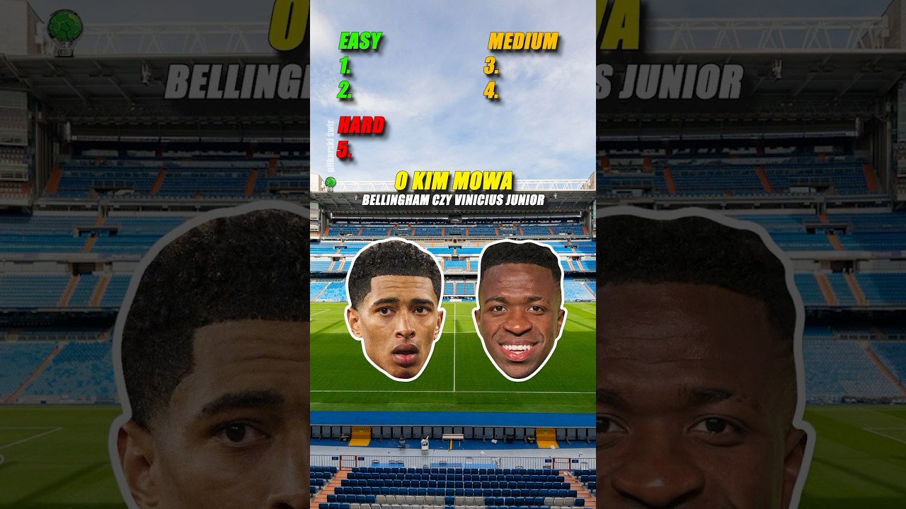 Bellingham czy Vini Jr?⚽️🚨 #bellingham #viniciusjunior #realmadryt #pilkanozna #footballquiz