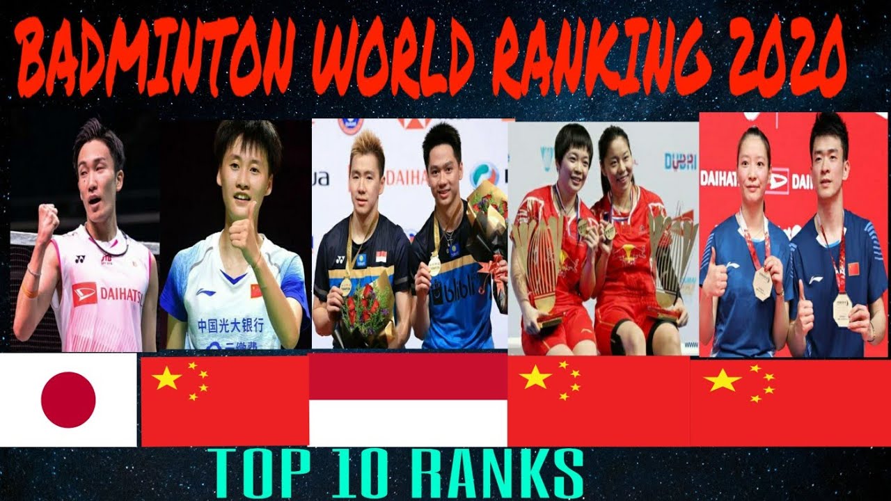 world tour rankings badminton