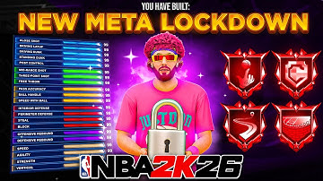 THE TOP 3 META LOCKDOWN BUILDS on NBA 2K26! BEST LOCK BUILDS NBA 2K26