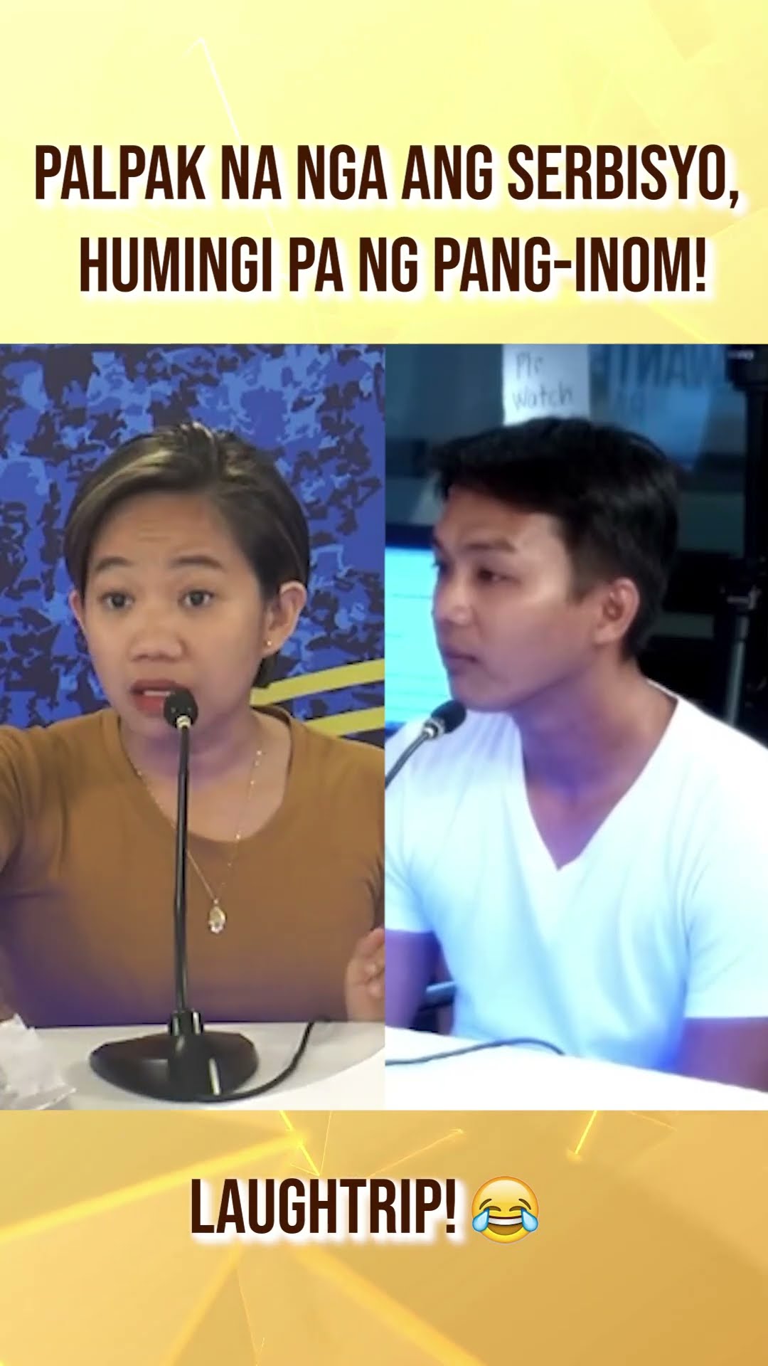 Palpak na nga ang serbisyo, humirit pa ng pang-inom!  #raffytulfoinaction