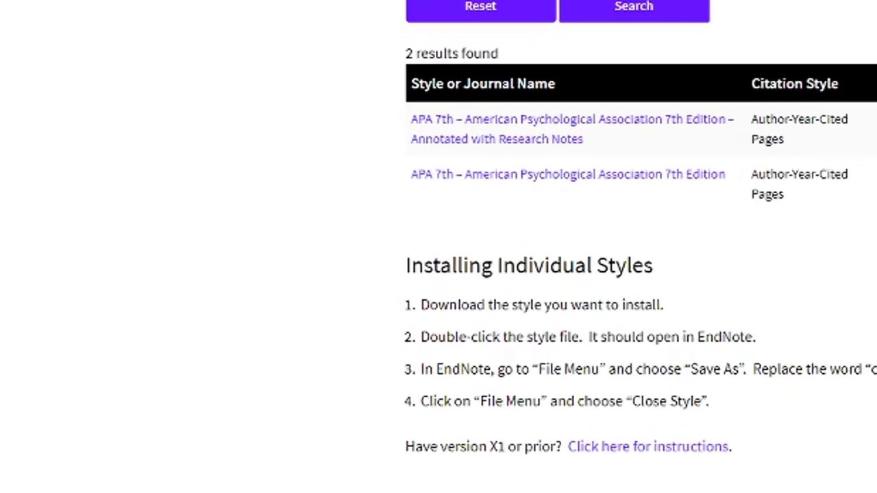 EndNote X9 for Windows Adding Citation Styles - YouTube