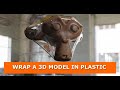 How to wrap your 3D model in plastic in Blender