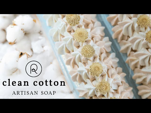 I Made A Clean Cotton Cold Process Soap and Talked Forever | Royalty Soaps