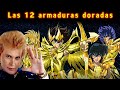 los caballeros del zodiaco las 12 armaduras doradas