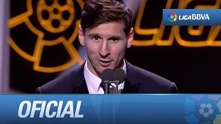 Premios LaLiga ● Lionel Messi, mejor jugador Liga BBVA 2014/2015