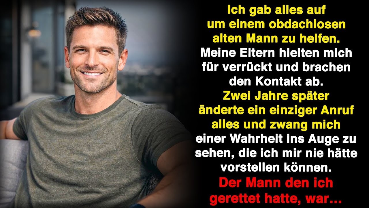 Eine gute Tat stellte mein Leben auf den Kopf – Jahre später enthüllte ein Anruf die Wahrheit...