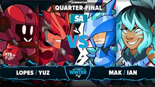 Yuz & Lopes vs MAK & ian - Elimination Quarter Final - Winter Championship 2026 - SA 2v2