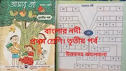 বাংলার নদী। আমার বই, প্রথম শ্রেণি, তৃতীয় পর্ব ২৪৩ পৃষ্ঠা।