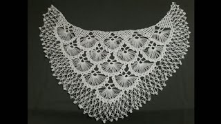 Crochet Shawl - Part 2 - Explained in English with English Subtitles