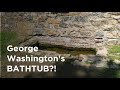 Did george washington use a bath or shower