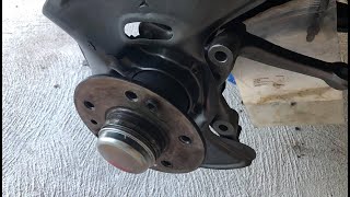 w124 - i install my new front wheel bearings and adjust to specification