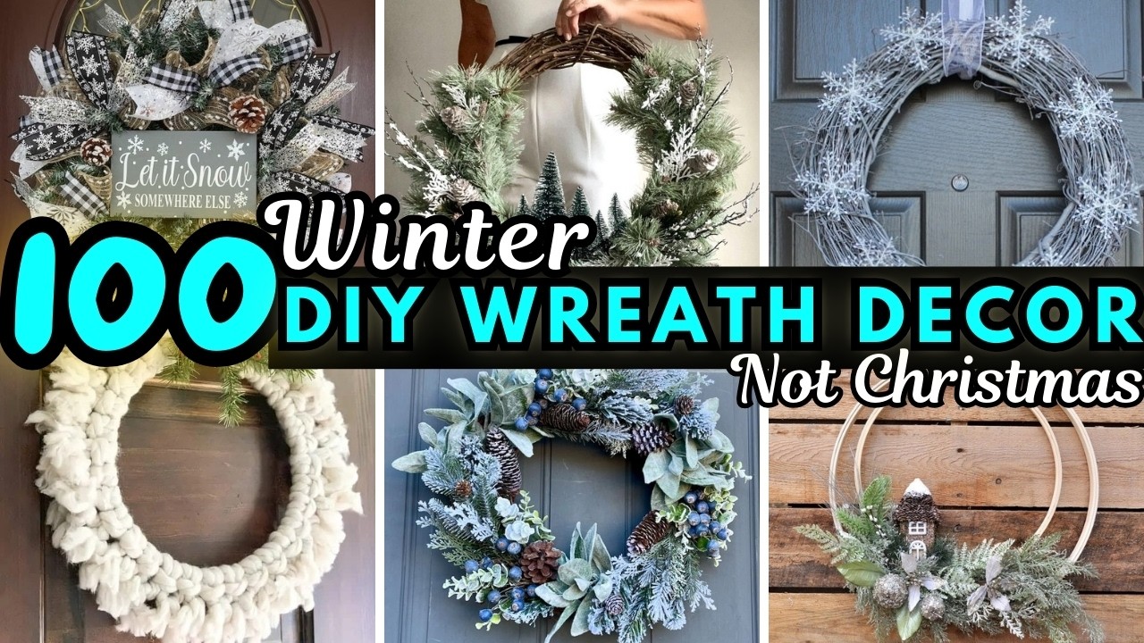 DIY Winter Wreath Ideas to Transform Your Front Door