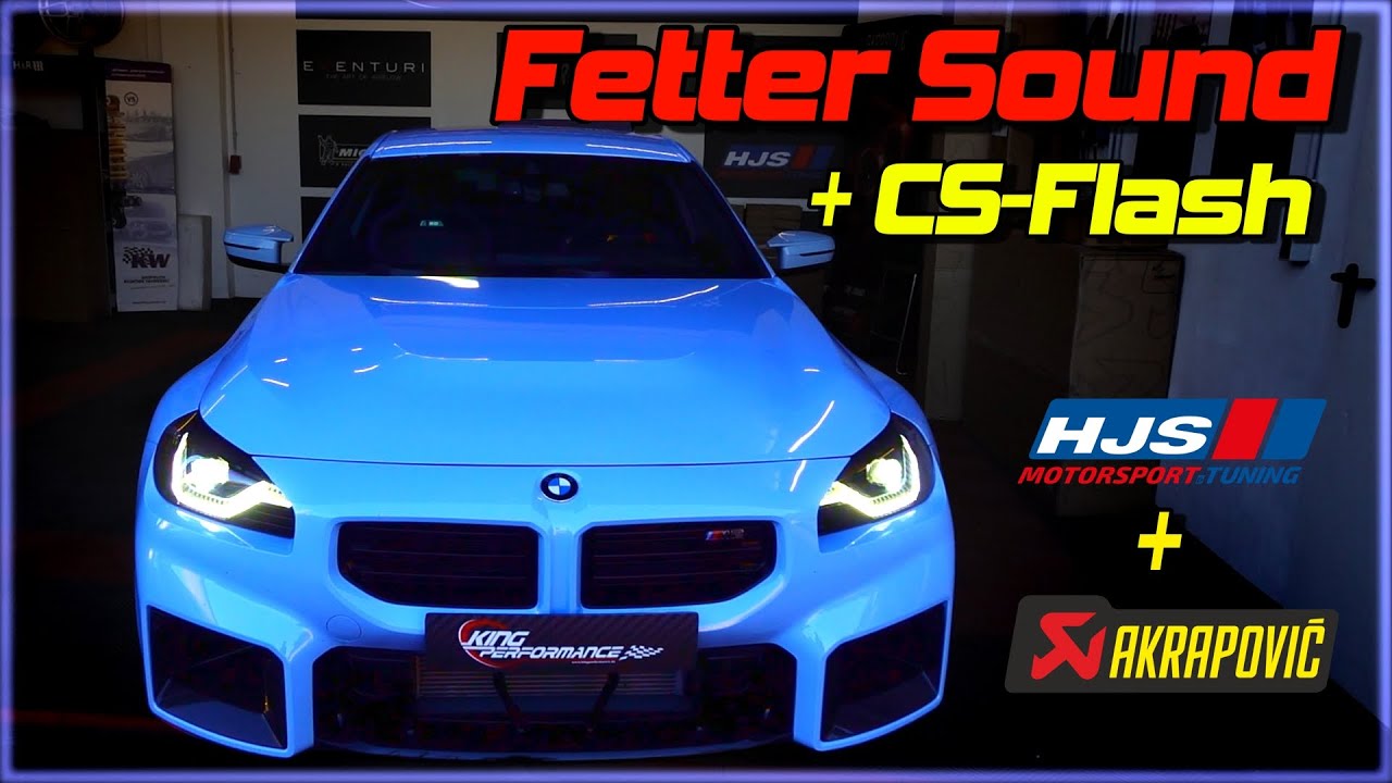 AKRAPOVIC ECE AbgasanlageLegal  Titan + HJS ECE Downpipes Legal passend für BMW M2 G87 Facelift