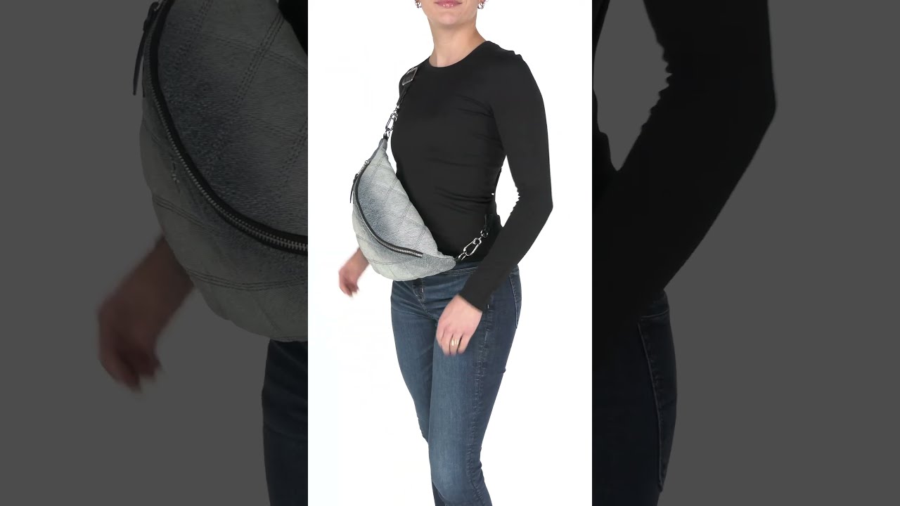 Steve Madden デニム スリング ベルトバッグ ボディバッグ Steve Madden Blorri-D Denim Belt Bag SKU: 9935213 - YouTube