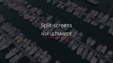 Simrad® NSX® ULTRAWIDE | Creating Split-screens
