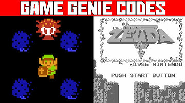 5 Cool Cheat Codes for The Legend Of Zelda - Game Genie Codes