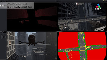 Simulated Sensor Fusion for An Urban Drone Flightpath