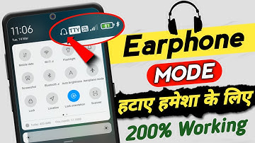 How to Remove Headphone Symbol | Earphone Mode Ko Kaise Hataye | Earphone Mode Off | Redmi 2023