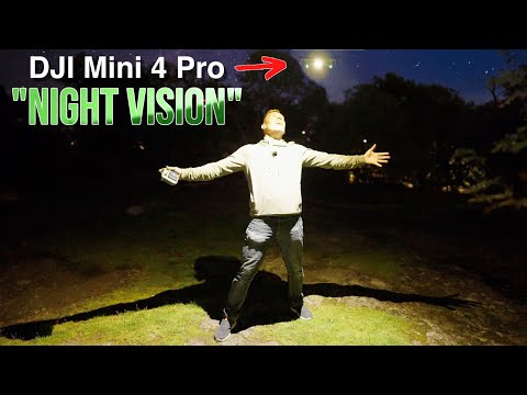 DJI Mini 4 Pro - NIGHT VISION! This feature is mind blowing!