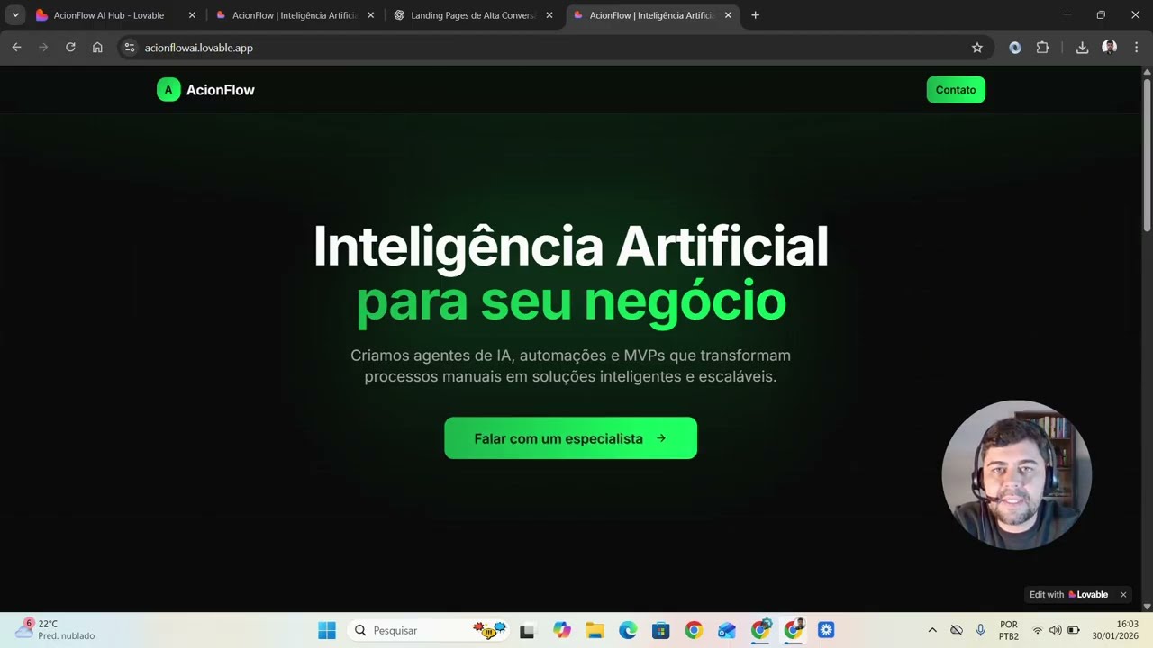 Crie uma Landing Page em 10 minutos usando IA (GRÁTIS) 🚀