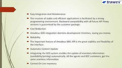 GDS Integration Service | Trawex