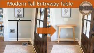 Modern Tall Entryway Table by AlabamaWoodworker 2,896 views 7 months ago 11 minutes