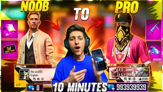 Noob To Pro Collection In 10 Minutes😍 12,000 Diamonds Wasting Subscriber Account - Garena Free Fire