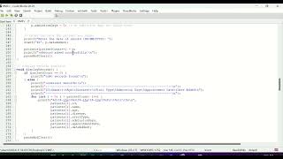 Hospital Management System using C programming language