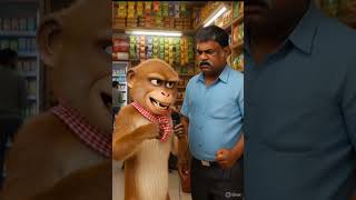 “Influencer vs Shopkeeper 😤 | Bandar Ki Beizzati LIVE 😂🐒” #funny #monkeyvlog