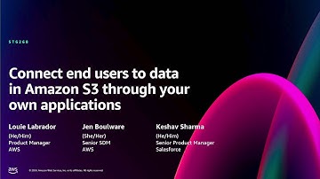 AWS re:Invent 2024 - Connect end users to data in Amazon S3 through your own applications (STG268)
