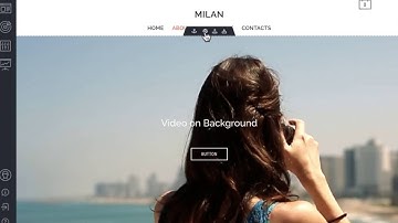 How to add a Video on a Row background in anaZana Web Development Platform?