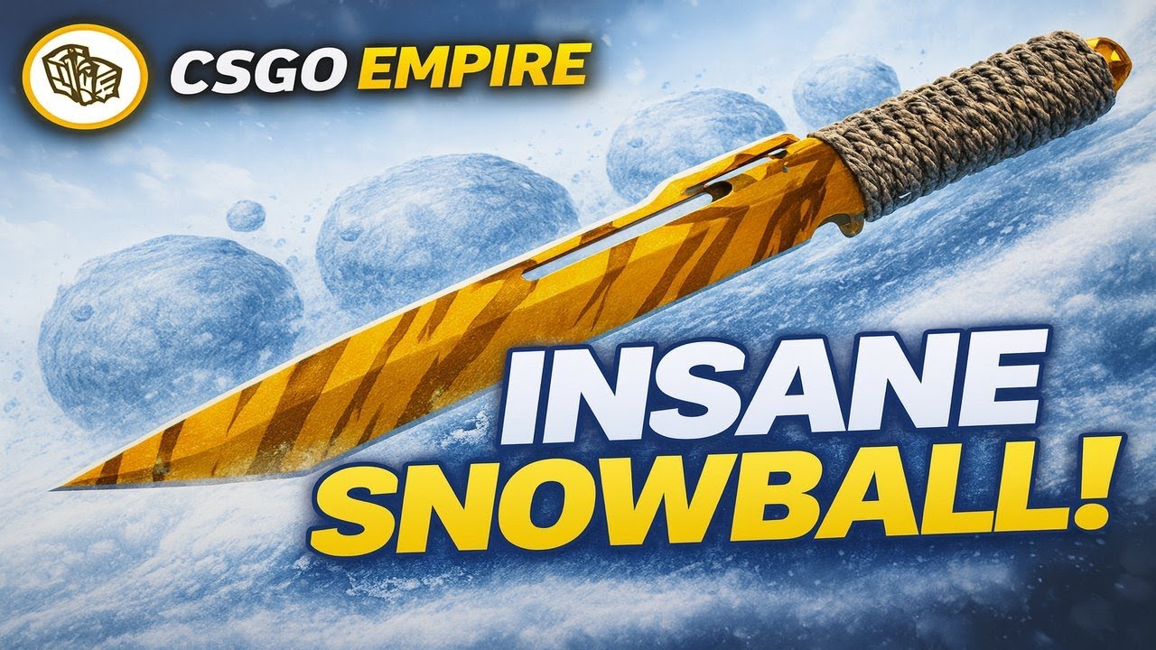 30$ DOLLAR SNOWBALL TO KNIFE!!! ON CSGO EMPIRE