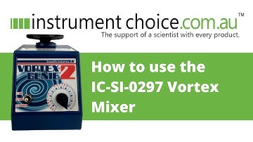 How to use the IC-SI-0297 Vortex Mixer