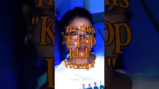 Subscribe & Comment "K-pop" for prompt ✨ #kpopidol #chatgptprompts #youtubeshorts #shortsfeed screenshot 2