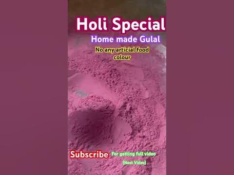 holi with natural colour