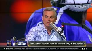 Ravens OC worried Lamar Jackson is taking too many hits | The Herd