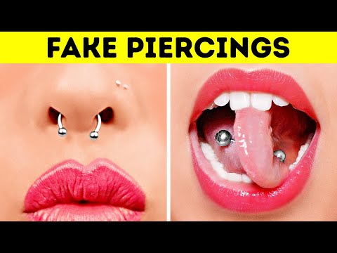 Video: Makyajla Sahte Dudak Piercing Nasıl Yapılır: 9 Adım (Resimlerle)