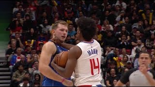 Luka Doncic and Terance Mann Almost Come To Blows