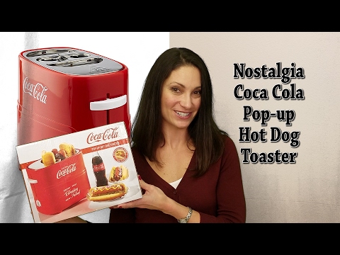 Nostalgia Electrics Coca Cola Pop Up HOT DOG TOASTER